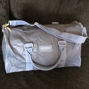 New Guess bluejean duffel bag